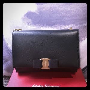 Salvatore Ferragamo Mini Vara Leather Crossbody